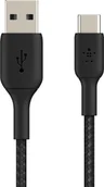 Kable komputerowe i do monitorów - Belkin Kabel USB Kabel Braided USB-C USB-A 2m czarny-CAB002bt2MBK CAB002bt2MBK - miniaturka - grafika 1