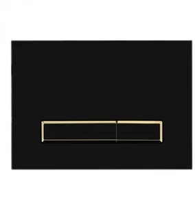 Oltens Oltens Torne przycisk spłukujący czarny złoty 57105300 - Przyciski spłukujące - miniaturka - grafika 2