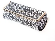 Kosmetyczki, organizery i kuferki - Noble Cosmetic Portfelik Noble Black&White BW002 - miniaturka - grafika 1