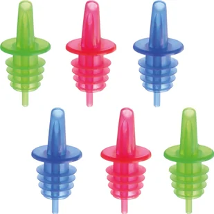 Nalewak Dozownik Kurek Do Butelek Do Alkoholu 3 Kolory Zestaw 6Szt. - Shakery barmańskie - miniaturka - grafika 2