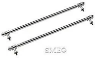 Akcesoria i części do okapów - Smeg KITKCX boczne relingi i logo w kolorze srebrne - miniaturka - grafika 1