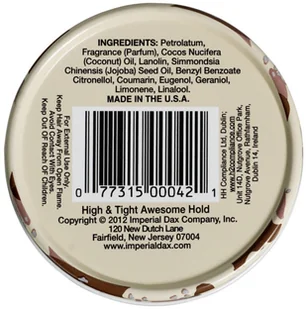 DAX Cosmetics IMPERIAL High & Tight Awesome Hold Mocna Woskowa Pomada 99 g - Pomada do włosów - miniaturka - grafika 4