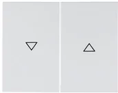 Gniazdka elektryczne - Berker K1 biały klawisz żaluzyjny B_14357109 - miniaturka - grafika 1