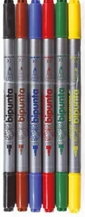 Fibracolor PISAKI DWUSTRONNE DOUBLE POINT 6KOL. - Flamastry - miniaturka - grafika 4