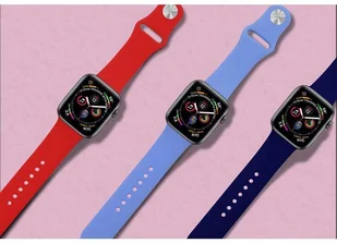 PURO ICON - Elastyczny pasek sportowy do Apple Watch 42/44/45 mm (S/M & M/L) (biały) b2btrade-15013-0 - Akcesoria do smartwatchy - miniaturka - grafika 8