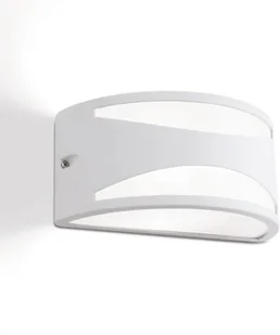 ORION Kinkiet zewnętrzny Shell, biały - Lampy ogrodowe - miniaturka - grafika 2