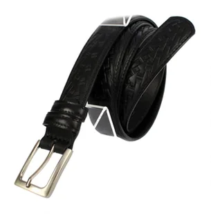 WIREX (PL) Pasek Skórzany Męski WIREX (PL) GŁADKI SZARFOWANY "BIEŻNIK" CZARNY 30 mm Skóra Licowa Extra - Paski WIREX (PL) Pasek Skórzany Męski WIREX (PL) GŁADKI SZARFOWANY "BIEŻNIK" CZARNY 30 mm Skóra Licowa Extra - Paski - miniaturka - grafika 2