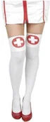 Gadżety dla niej i dla niego - TROPIC Pończochy "Pielęgniarka", białe, TROPIC TC52265 - miniaturka - grafika 1