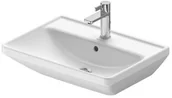 Umywalki - Duravit D-Neo Umywalka wisząca 60x44 cm z otworem na baterię biała Alpin 2366600000 - miniaturka - grafika 1