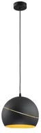 Lampy sufitowe - TK Lighting Yoda Orbit D27 lampa wisząca 1-punktowa czarna 2085 TK2085 - miniaturka - grafika 1