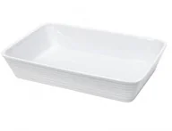 Naczynia żaroodporne - Kuchenprofi Naczynie żaroodporne biały, M, 30x21x6 cm - miniaturka - grafika 1