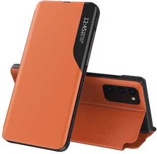 Eco Hurtel Leather View Case elegancki futerał etui z klapką i funkcją podstawki Samsung Galaxy A72 4G pomarańczowy - Etui i futerały do telefonów Eco Hurtel Leather View Case elegancki futerał etui z klapką i funkcją podstawki Samsung Galaxy A72 4G pomarańczowy - Etui i futerały do telefonów - miniaturka - grafika 1