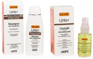 Lacote GUAM Zestaw GUAM UPKer - Ochronny olejek restrukturyzujący do włosów - 50ml + GUAM UPKer - Szampon odbudowujący włosy suche i zniszczone - 200ml - Olejki do ciała i włosów - miniaturka - grafika 2