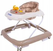 Chodziki - Chodzik kółka silikon Beżowy - miniaturka - grafika 1