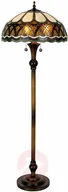 Lampy stojące - Clayre & Eef FLORIANE - lampa stojąca w stylu Tiffany - miniaturka - grafika 1