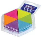 Zakładki indeksujące - Donau BLOCZEK SAMOP. NOTES-TRÓJK 43x50mm 6x150k NEONOWY - miniaturka - grafika 1