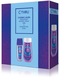 C-Thru Cosmic Aura Zestaw Żel pod prysznic 250 ml + Dezodorant w atomizerze 75 ml - Zestawy kosmetyków męskich - miniaturka - grafika 3