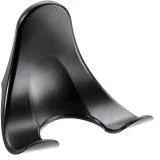 Pozostałe akcesoria fryzjerskie - Valera uniwersalny czarny stojak ścienny na suszarkę - miniaturka - grafika 1