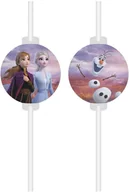 Urodziny dziecka - PROCOS DISNEY Słomki urodzinowe Frozen 2 - Kraina Lodu 2 - 4 szt. - miniaturka - grafika 1
