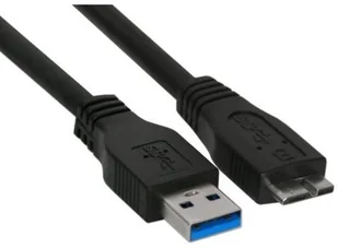 InLine Przewód USB A do kabla micro-B USB 3.0 (1,5 m) Czarny 1 szt. - Kable USB - miniaturka - grafika 2