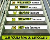 Pomoce naukowe - Zestaw naklejek na schody Ile kumam z lekcji $11 ES078 - miniaturka - grafika 1
