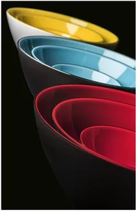 Guzzini My Fusion Kpl 2 Miseczek Czarno-Czerwone Średnica 12,0 2814.12.140 - Miski i półmiski - miniaturka - grafika 3