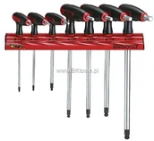 Zestawy narzędziowe - TENG TOOLS Klucze trzpieniowe z rękojęścią-zestaw 128260106 WRHEX07 - miniaturka - grafika 1