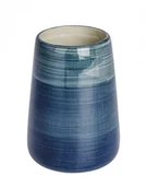 Kubki na szczoteczki do zębów - Wenko Pojemnik na szczoteczki do zębów POTTERY PETROL B06XSVMKX8 - miniaturka - grafika 1