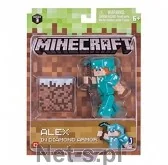 Klocki - Tm Toys Minecraft Alex w diamentowej zbroi 16478 - miniaturka - grafika 1