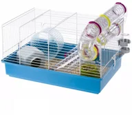 Klatki dla gryzoni - Ferplast Klatka dla chomika, Paula, niebieska, 46 x 29,5 24,5 cm - miniaturka - grafika 1