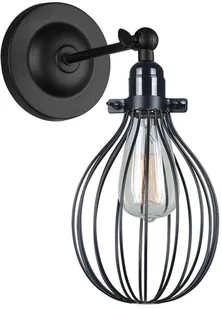 Italux Kinkiet Lesto 1 x 60 W E27 black MBM-2676/1 BK - Lampy ścienne - miniaturka - grafika 2