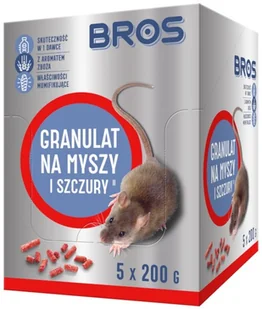 Bros Granulat na myszy i szczury, 100 g 5904517329232 - Zwalczanie i odstraszanie szkodników - miniaturka - grafika 2