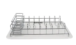 SUSZARKA DO NACZYŃ -STAL NIERDZEWNA + plastik mała - Suszarki do naczyń - miniaturka - grafika 2