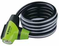 Zabezpieczenia do roweru - Etook Zamknięcie ETOOK ET-155R 1500x12mm na klucz czarno-zielone 344197 - miniaturka - grafika 1