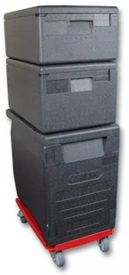 Cambro Wózek do termosów, czerwony | Camdolly CD3253EPP158 - Wózki na żywność - miniaturka - grafika 2