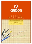 Szkolne artykuły papiernicze - Canson 200067106 Graph Paper A4, biały 200067106 - miniaturka - grafika 1