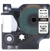 Papier do drukarek - Dymo Taśma poliestrowa do D1 12mm 5,5m biała 16955 - miniaturka - grafika 1