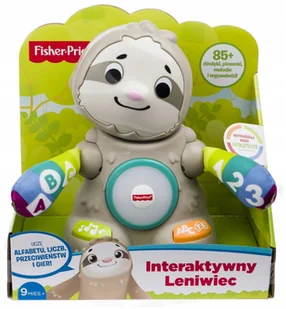 Fisher Price Linkimals Interaktywny Leniwiec GHY92 - Zabawki interaktywne dla dzieci - miniaturka - grafika 5