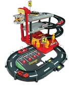Tory, garaże, parkingi - Bburago Ferrari Parking Garaż + 2 Autka - miniaturka - grafika 1