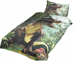 Rapport Home T Rex pojedyncza kołdra poszewka na kołdrę zestaw 1 szt. / pokrowiec dinozaur pościel Dino Jurajska RAP-T-REX-S - Pościel - miniaturka - grafika 2