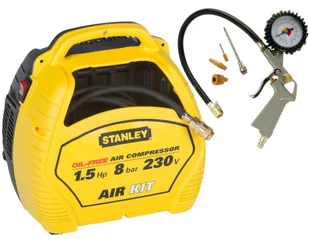 Stanley Kompresor/sprężarka bezolejowa STN595 1.5 CP 8 Barów (8215190STN595) - Sprężarki i kompresory - miniaturka - grafika 2