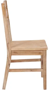 vidaXL Krzesła jadalniane, 6 szt., lite drewno akacjowe - Krzesła - miniaturka - grafika 3