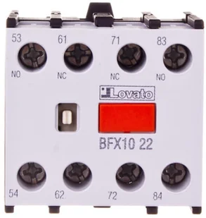 Lovato Styk pomocniczy 2Z 2R 0P montaż czołowy BFX1022 BFX1022 - Inne akcesoria elektryczne - miniaturka - grafika 2