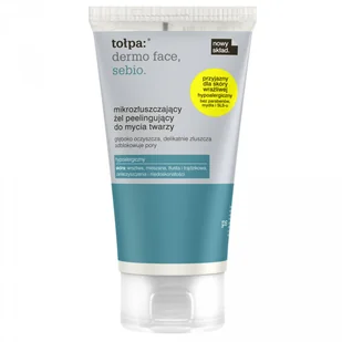Tołpa Dermo Face Sebio mikrozłuszczający żel peelingujący do mycia twarzy 150ml - Żele do mycia twarzy - miniaturka - grafika 4