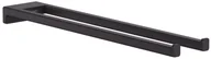 Wieszaki łazienkowe - Hansgrohe AddStoris Wieszak na ręczniki podwójny czarny mat 41770670 - miniaturka - grafika 1