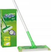 Miotły, szufle, mopy - Swiffer Kit Mop Zestaw Startowy 2 Wkłady Z Niemiec - miniaturka - grafika 1