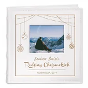 Albumy fotograficzne - NA Murrano Album Rodzinny GRAWER Prezent Święta Szalone Święta ALB-SO-WH-CO2-018 - miniaturka - grafika 1