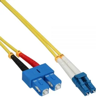 InLine 88656 G kabel LWL Duplex "," LC/SC, 9/125m, OS2, 25 m Czarny 88656G - Kable światłowodowe - miniaturka - grafika 2