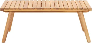 vidaXL Ogrodowy stolik kawowy, 90x55x35 cm, lite drewno akacjowe - Stoły ogrodowe - miniaturka - grafika 2