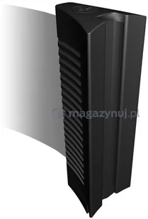 Tensator Rozwijana taśma ostrzegawcza + kaseta MIDI na obejmy, zapięcie przeciwpaniczne (Długość 3,5 m) - Pachołki i taśmy ostrzegawcze - miniaturka - grafika 2